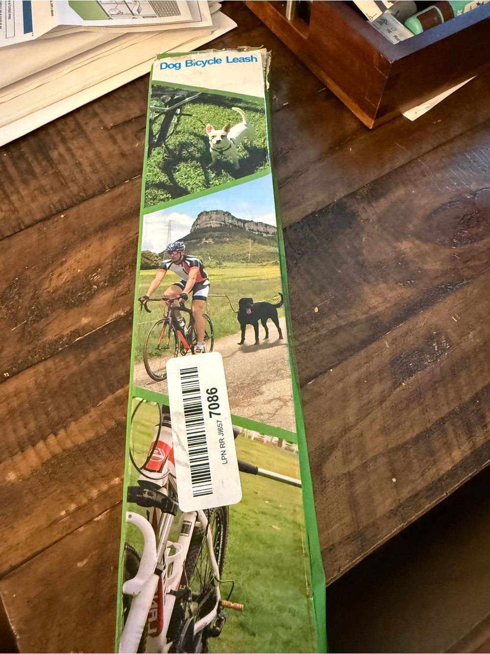 Dog Bicycle Leash - Green